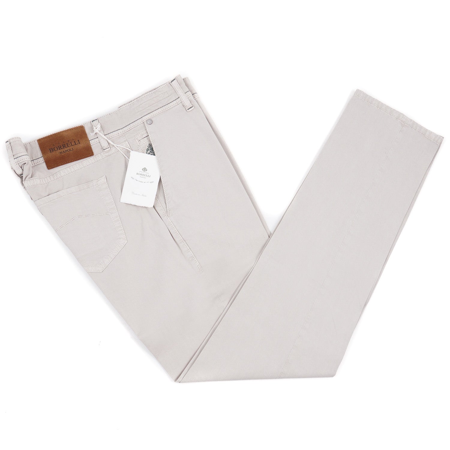 Luigi Borrelli Slim-Fit Lightweight Cotton Jeans - Top Shelf Apparel