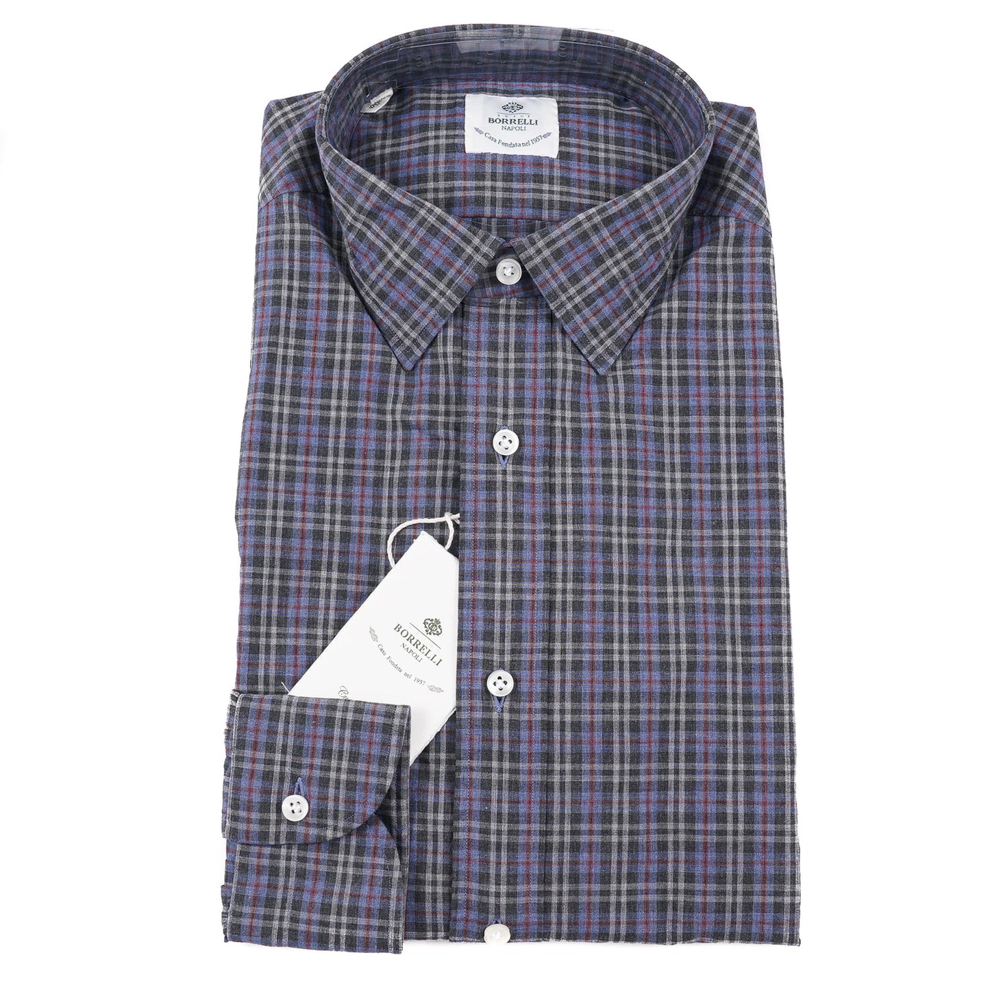 Luigi Borrelli Tailored-Fit Cotton Shirt - Top Shelf Apparel