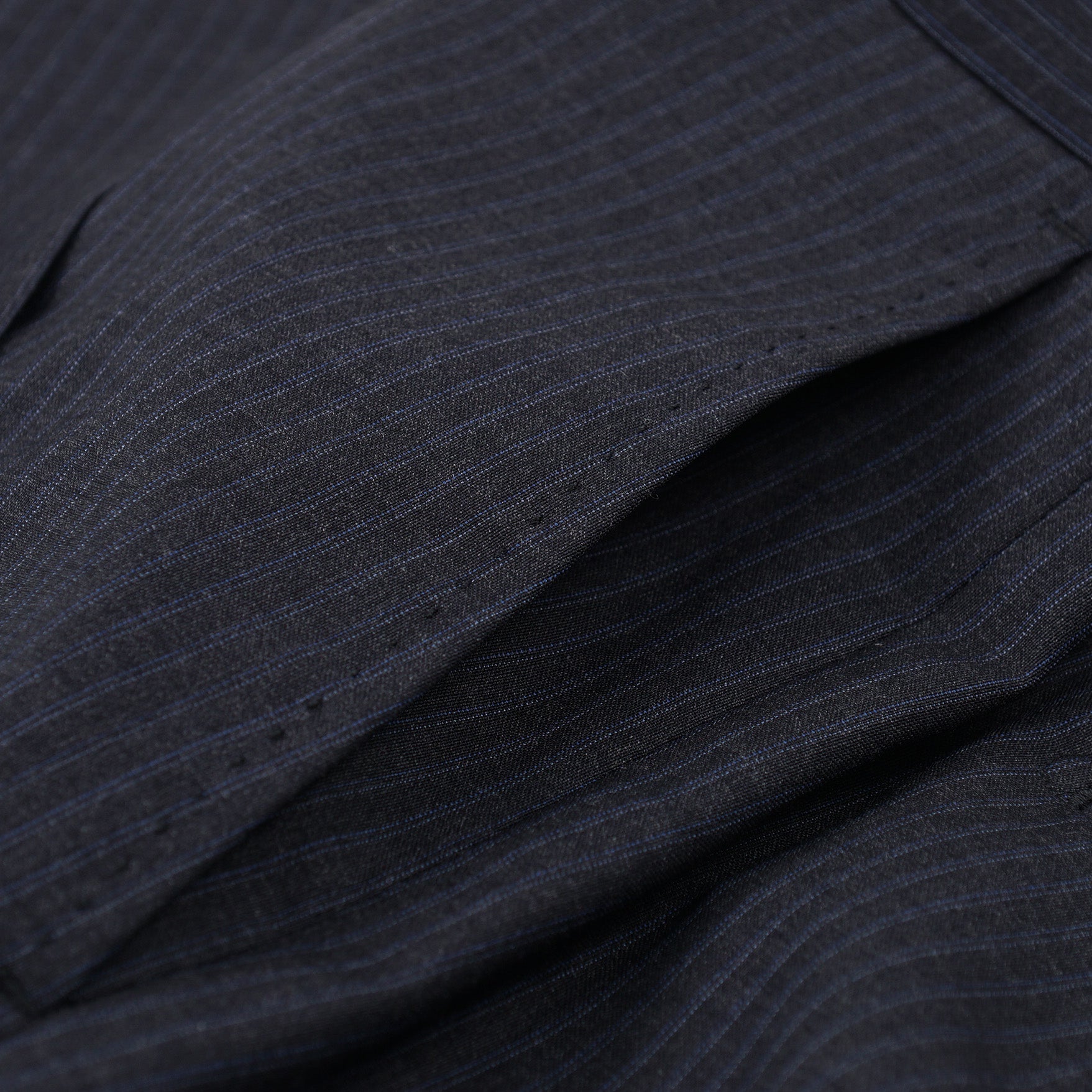 Ermenegildo Zegna Charcoal Gray Striped Wool Suit - Top Shelf Apparel