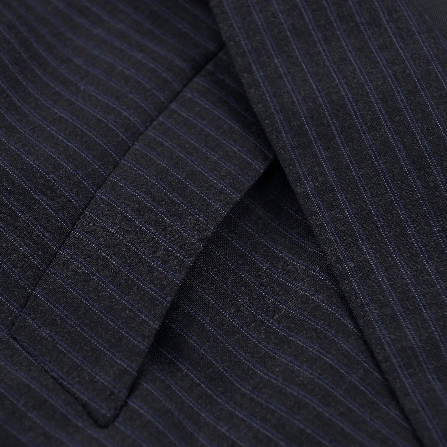 Ermenegildo Zegna Charcoal Gray Striped Wool Suit - Top Shelf Apparel