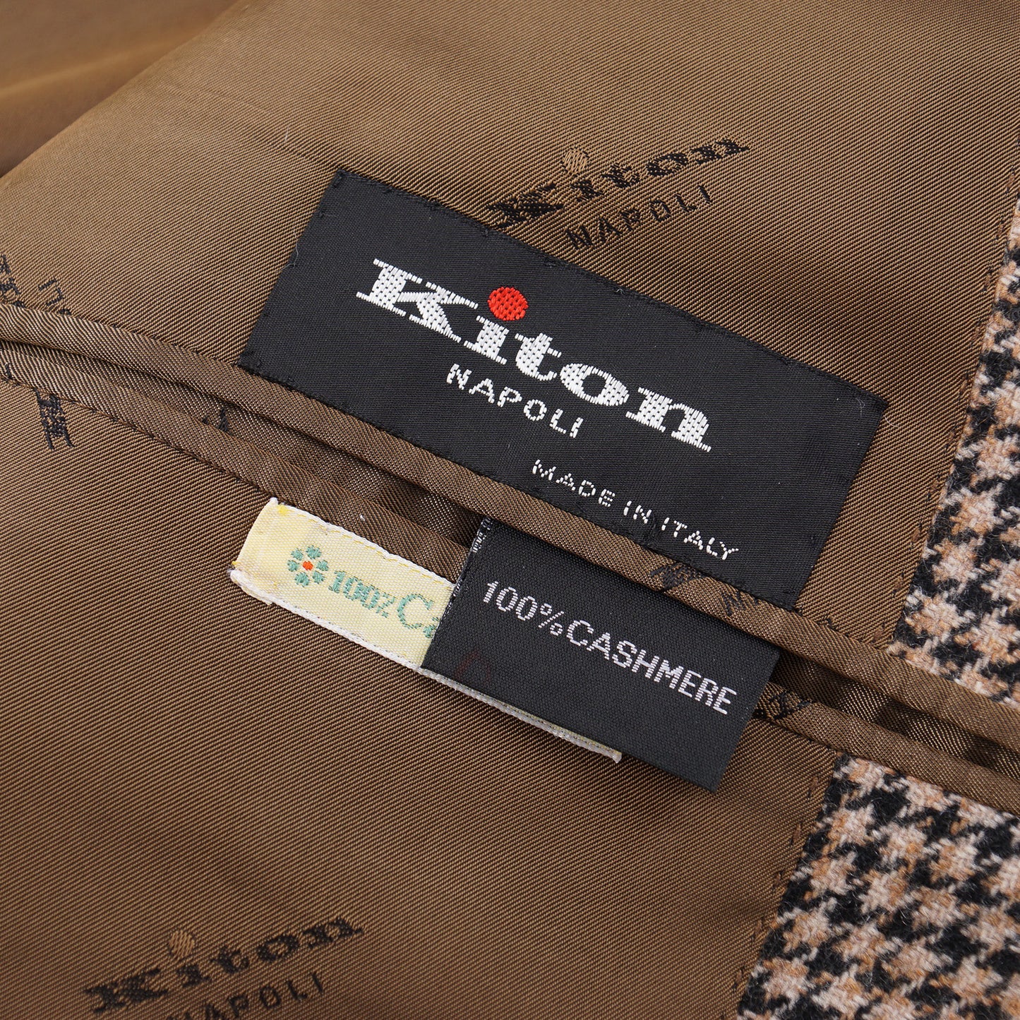 Kiton Houndstooth Check Cashmere Sport Coat - Top Shelf Apparel