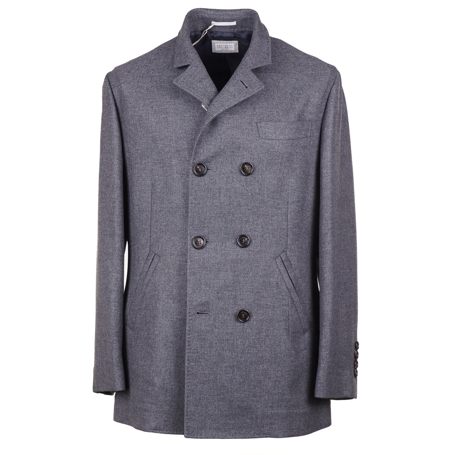 Brunello cucinelli peacoat best sale