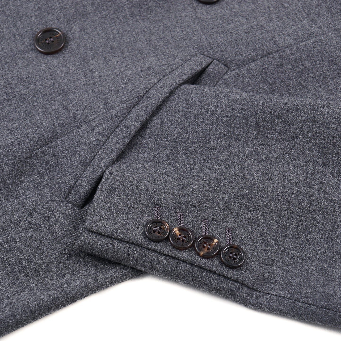 Brunello Cucinelli Mid-Weight Cashmere Peacoat - Top Shelf Apparel