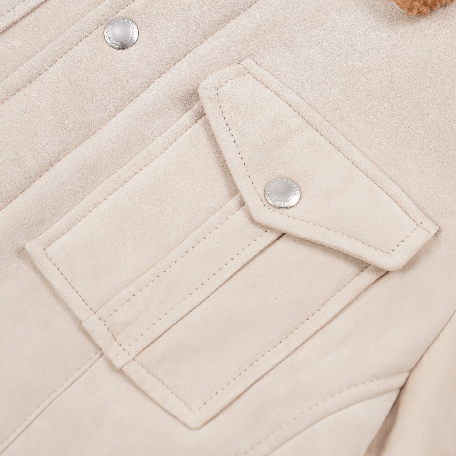 Brunello Cucinelli Shearling Leather Field Jacket - Top Shelf Apparel