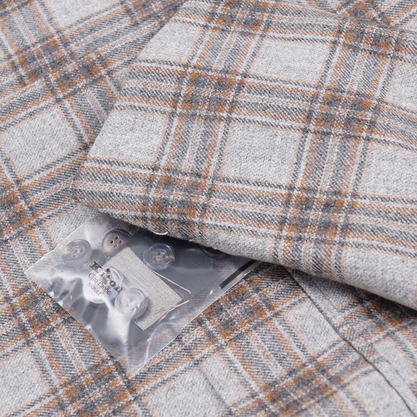 Kiton Layered Check Cashmere Sport Coat - Top Shelf Apparel