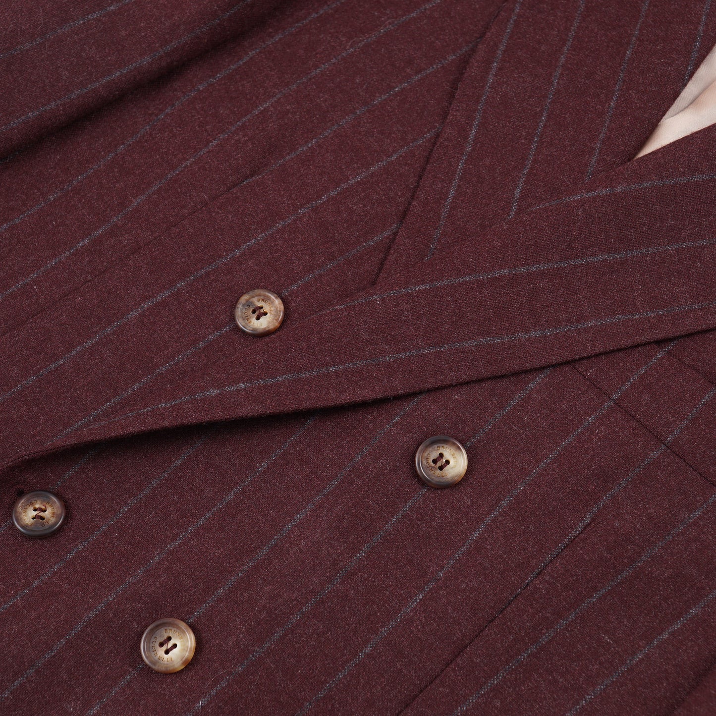 Brunello Cucinelli Burgundy Flannel Sport Coat - Top Shelf Apparel