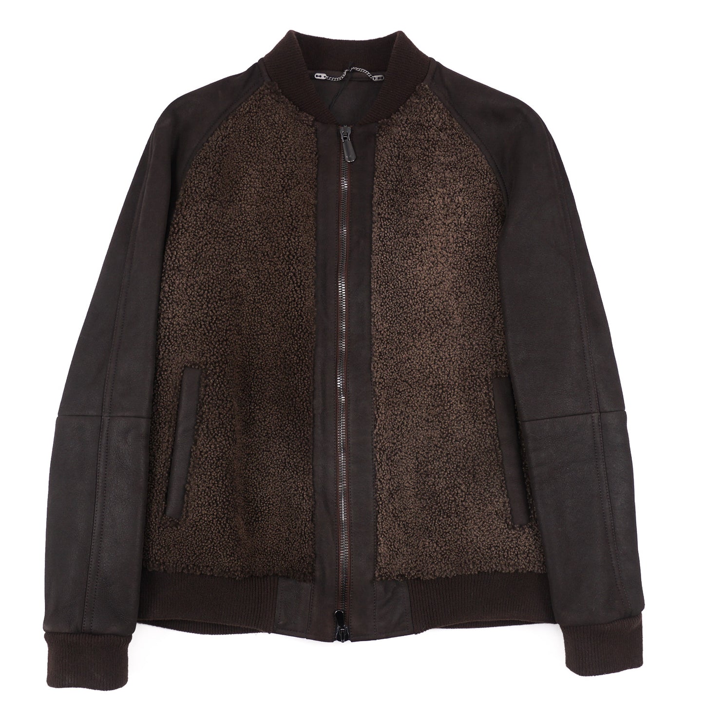 Cesare Attolini Shearling Leather Bomber Jacket - Top Shelf Apparel