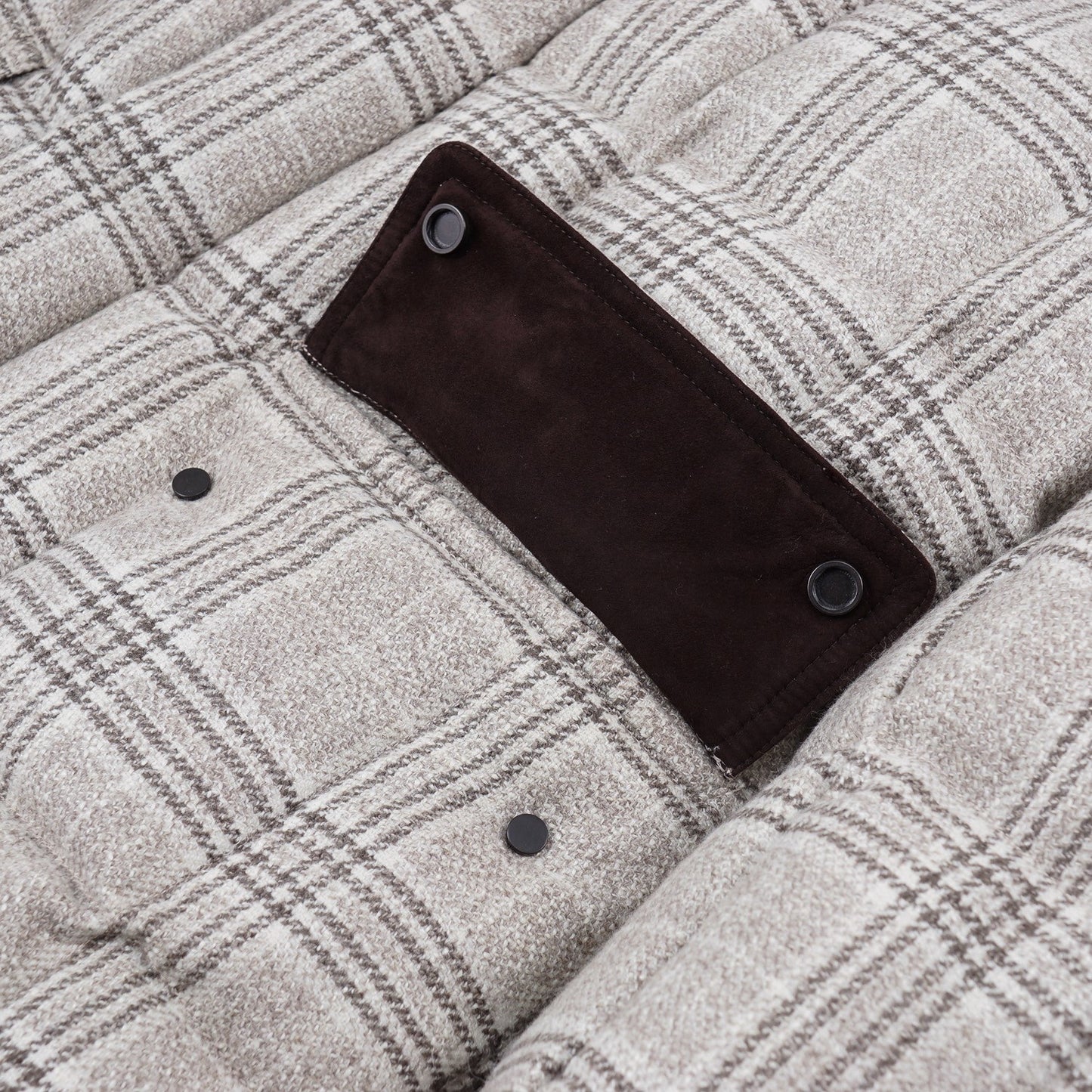 Cesare Attolini Down-Filled Quilted Wool Coat - Top Shelf Apparel