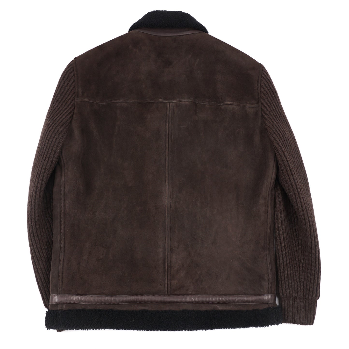 Cesare Attolini Shearling-Lined Suede Jacket - Top Shelf Apparel