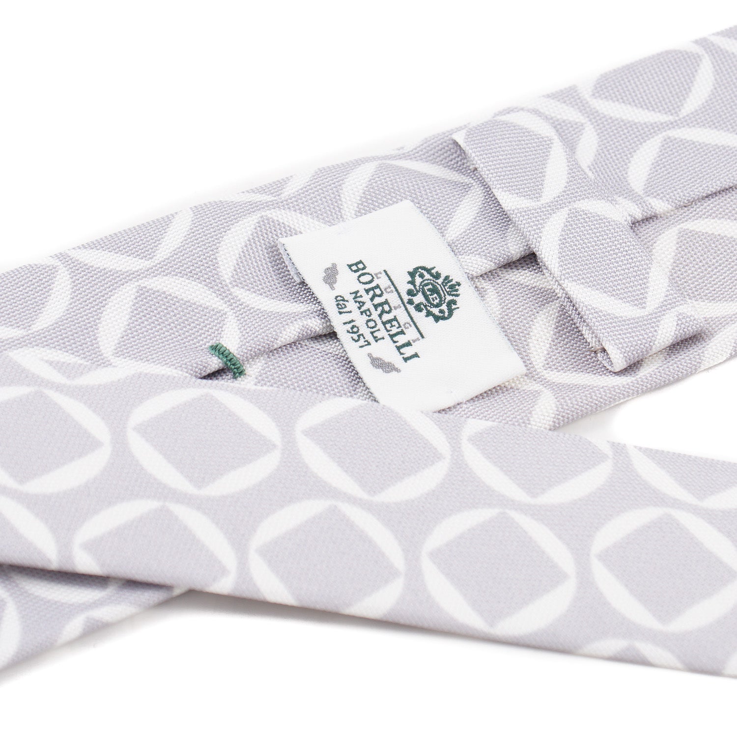 Luigi Borrelli Slim Printed Silk Tie - Top Shelf Apparel