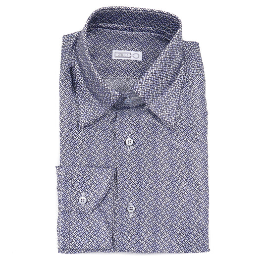 Zilli Silk Shirt in Geometric Print - Top Shelf Apparel