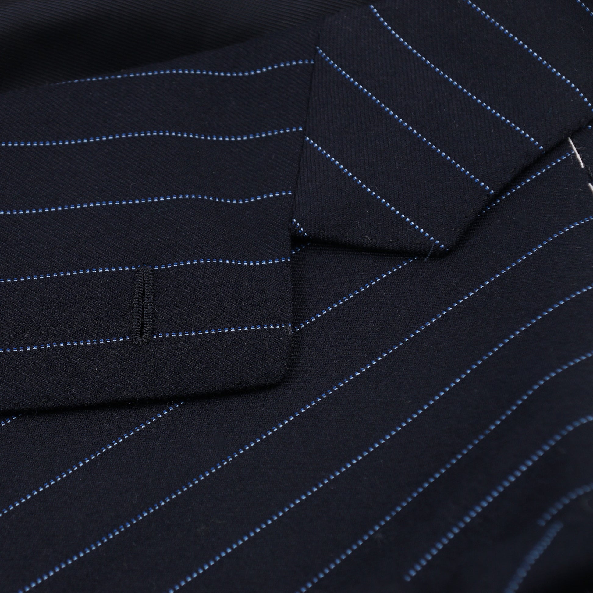 Suit Jacket Navy Blue Wool Cloth
