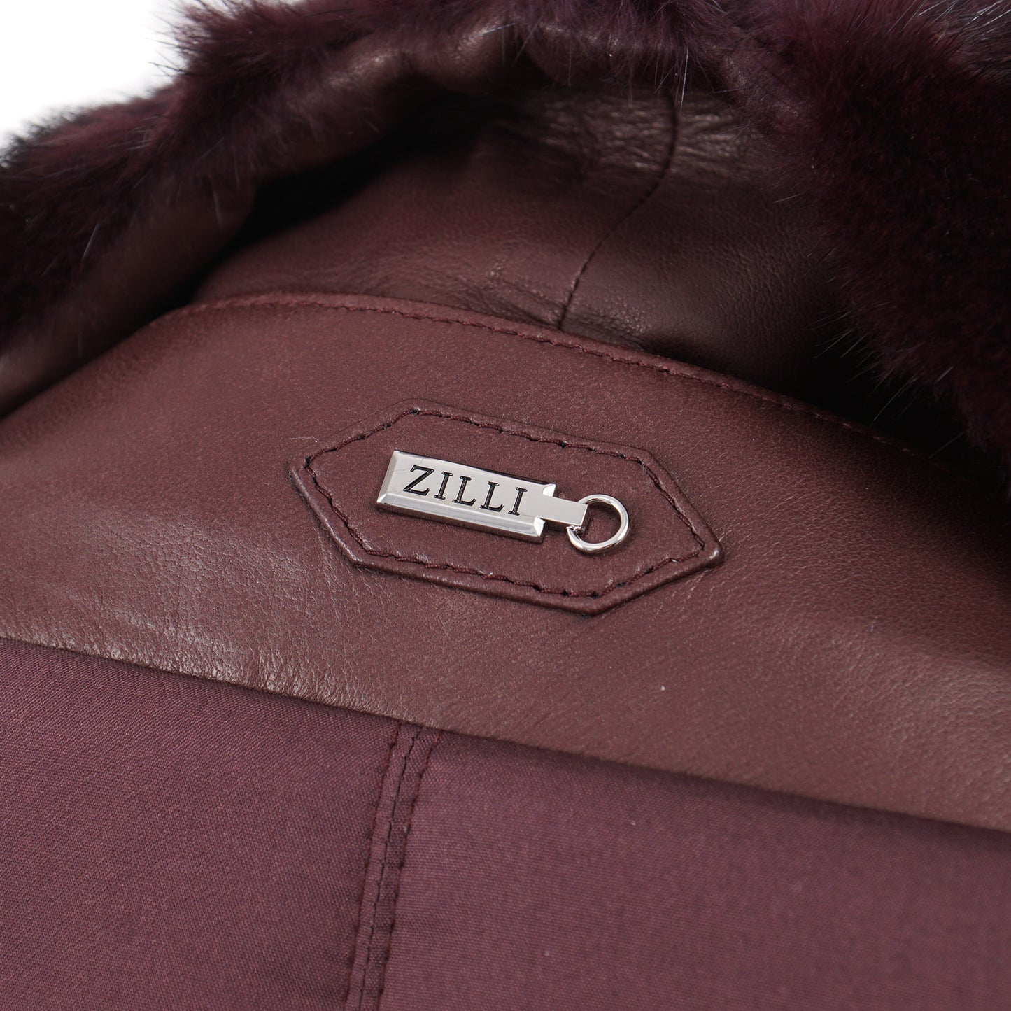 Zilli Quilted Silk Down Jacket with Mink Collar - Top Shelf Apparel