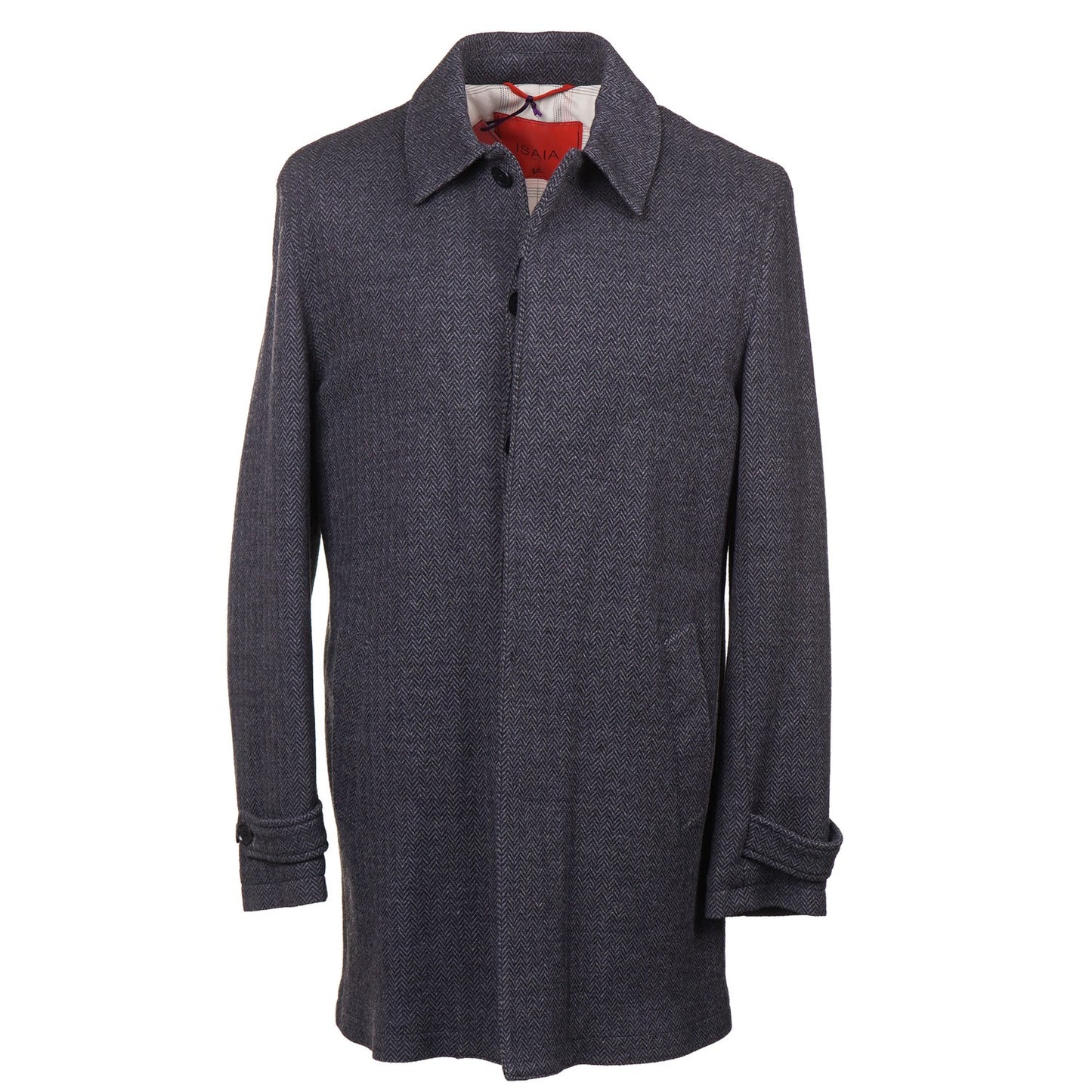 Isaia 'Aqua Jersey' Wool-Blend Coat - Top Shelf Apparel