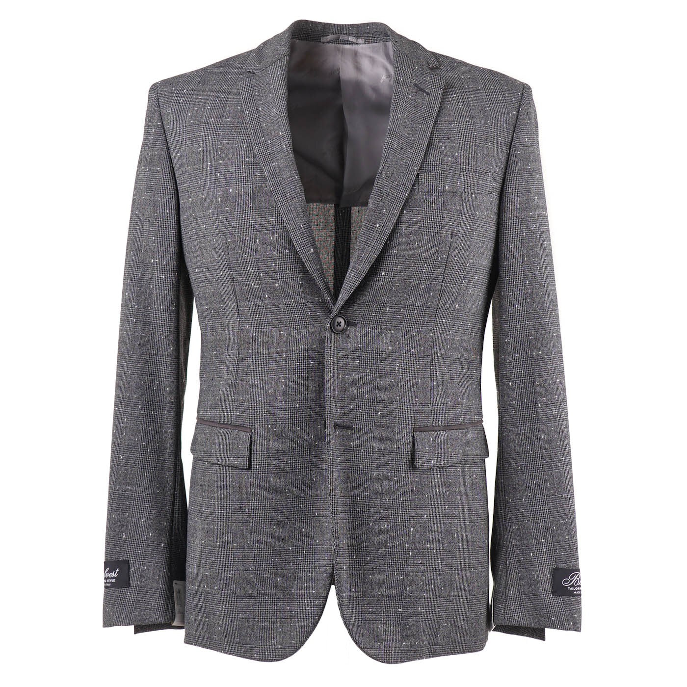 Belvest Wool Suit with Leather Details - Top Shelf Apparel