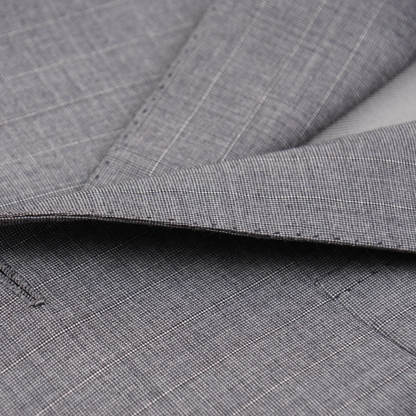 Cesare Attolini Lighter Gray Striped Wool Suit - Top Shelf Apparel