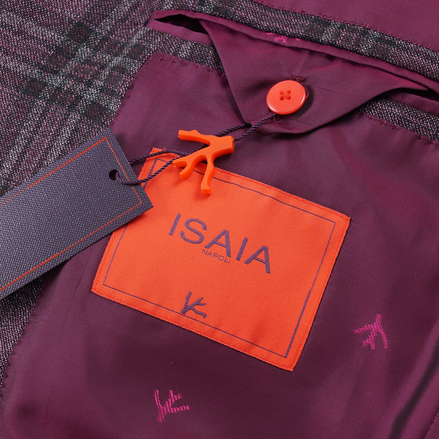 Isaia Layered Check Cashmere Sport Coat - Top Shelf Apparel