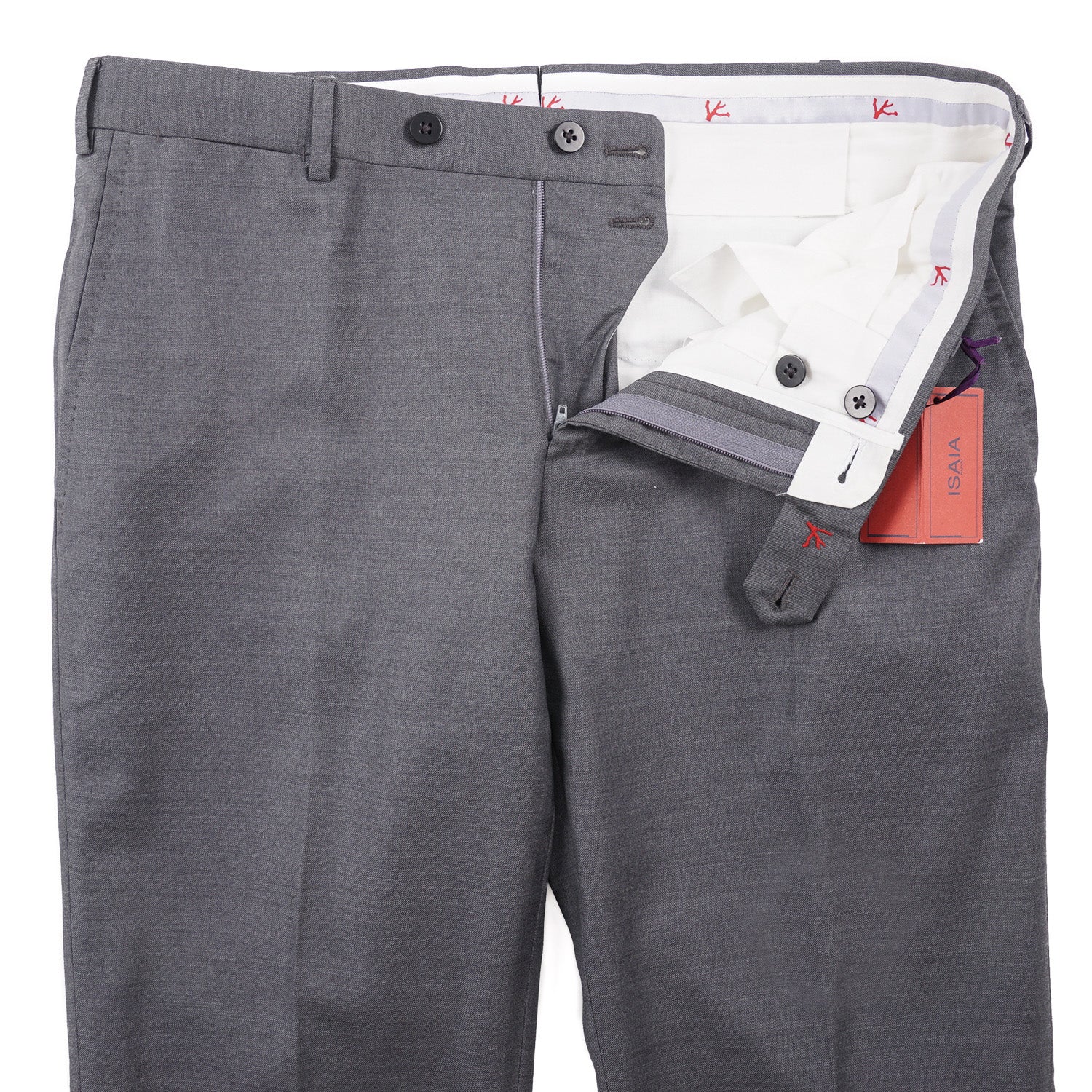 Isaia Slim-Fit Aquaspider 160s Wool Pants - Top Shelf Apparel