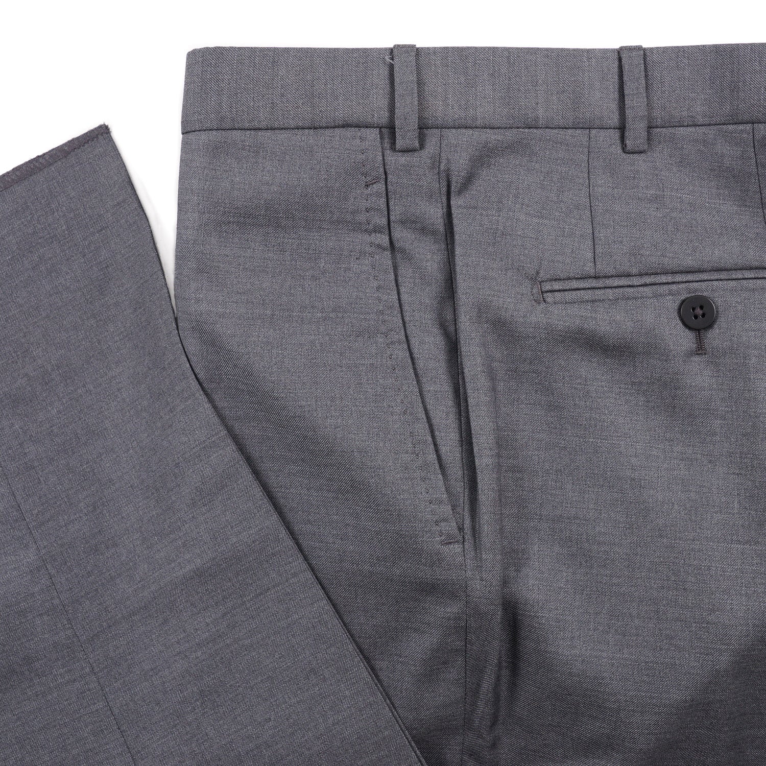 Isaia Slim-Fit Aquaspider 160s Wool Pants - Top Shelf Apparel