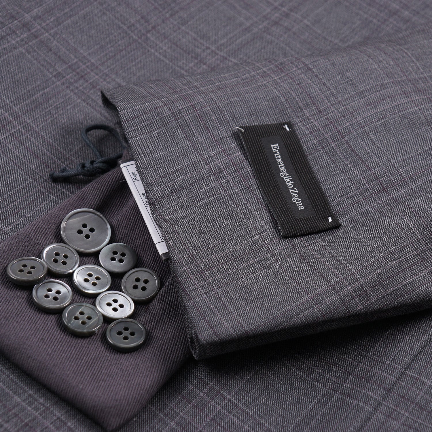 Ermenegildo Zegna Gray Check 'Trofeo' Wool Suit – Top Shelf