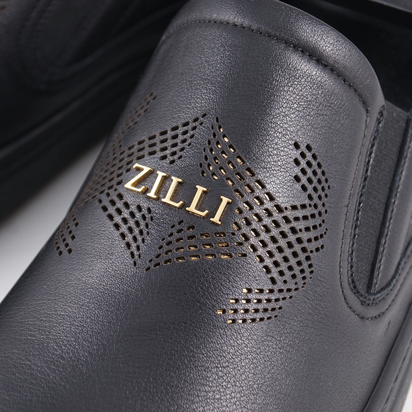 Zilli Calf Leather Slip-On Sneakers - Top Shelf Apparel