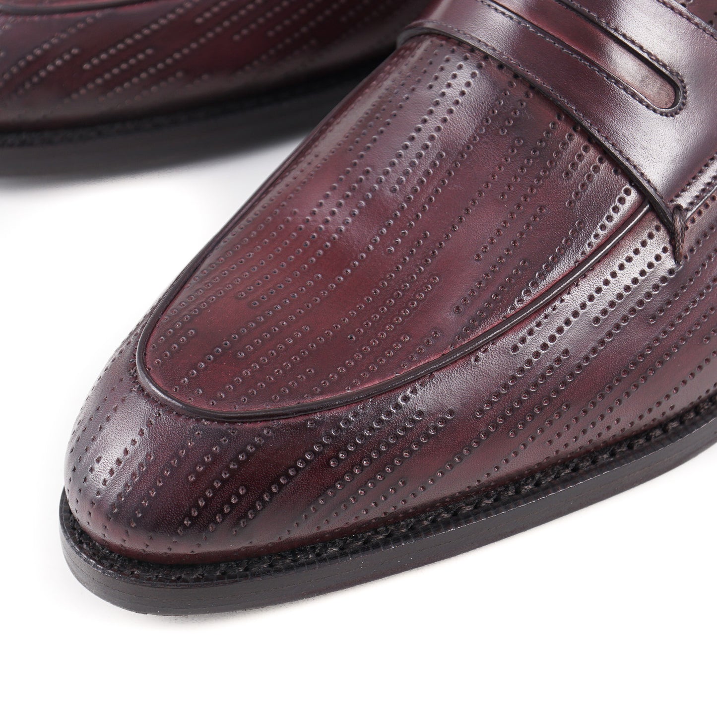 Zilli Burgundy Calf Leather Loafers - Top Shelf Apparel