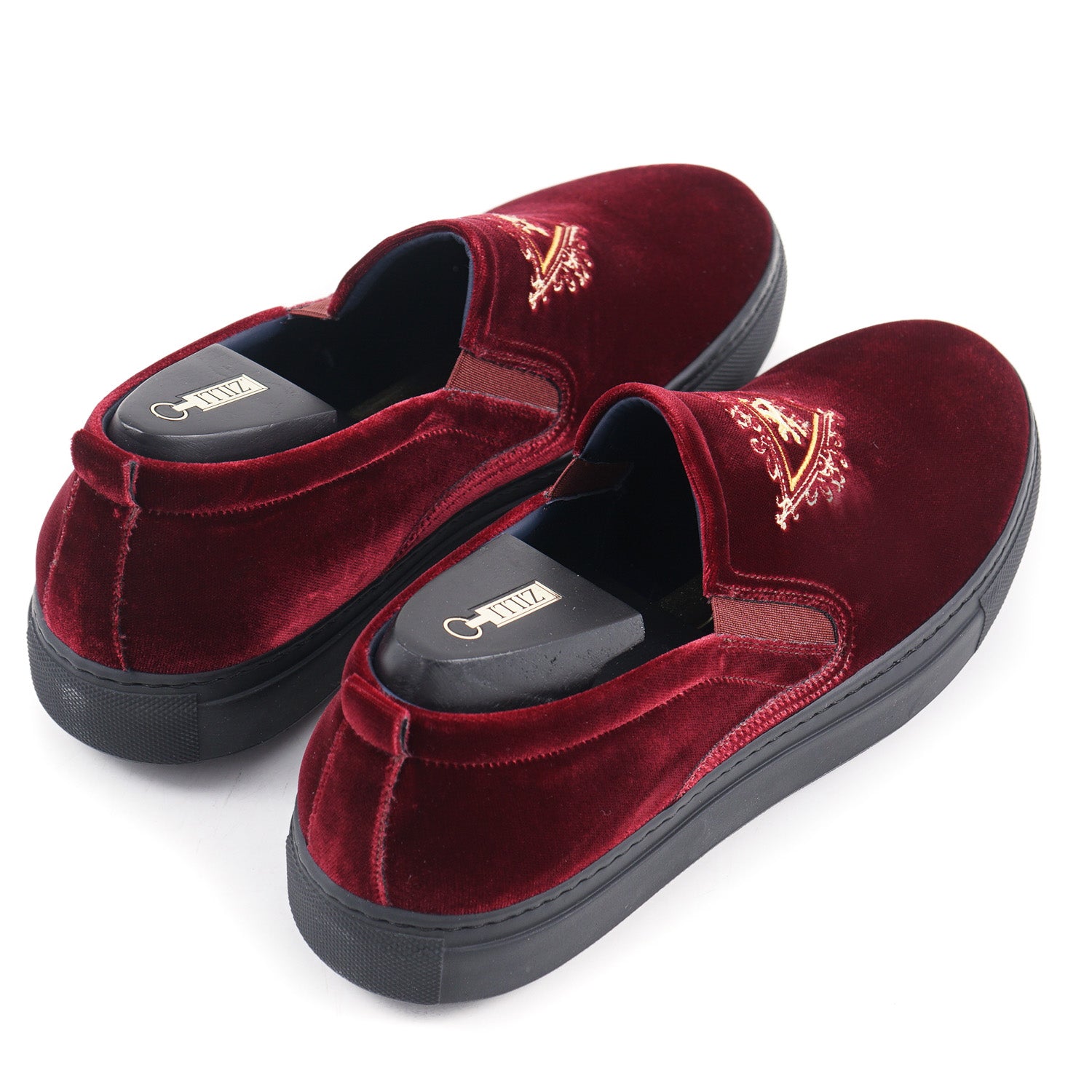 Velvet slip on hotsell sneakers womens