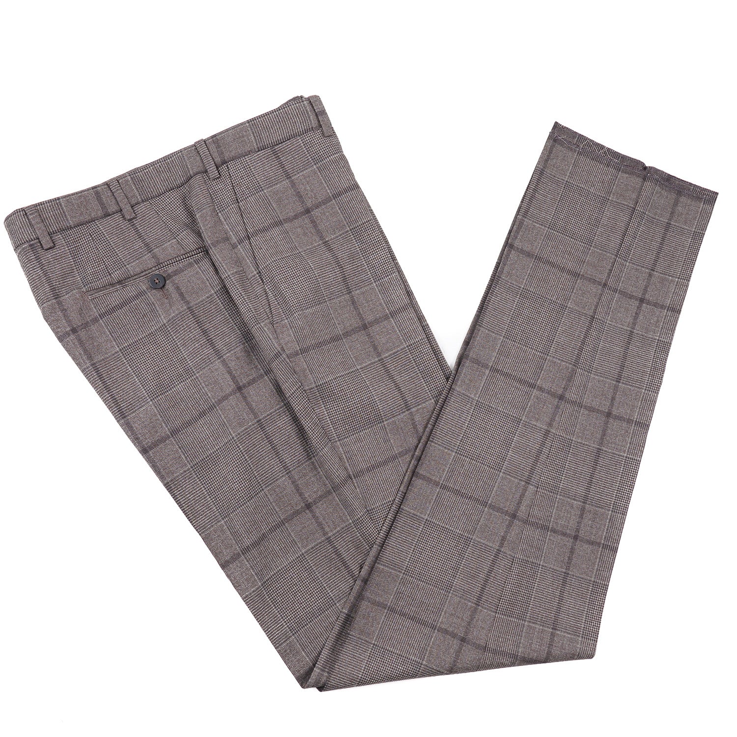 Isaia 'Sanita' Layered Check Wool Suit - Top Shelf Apparel