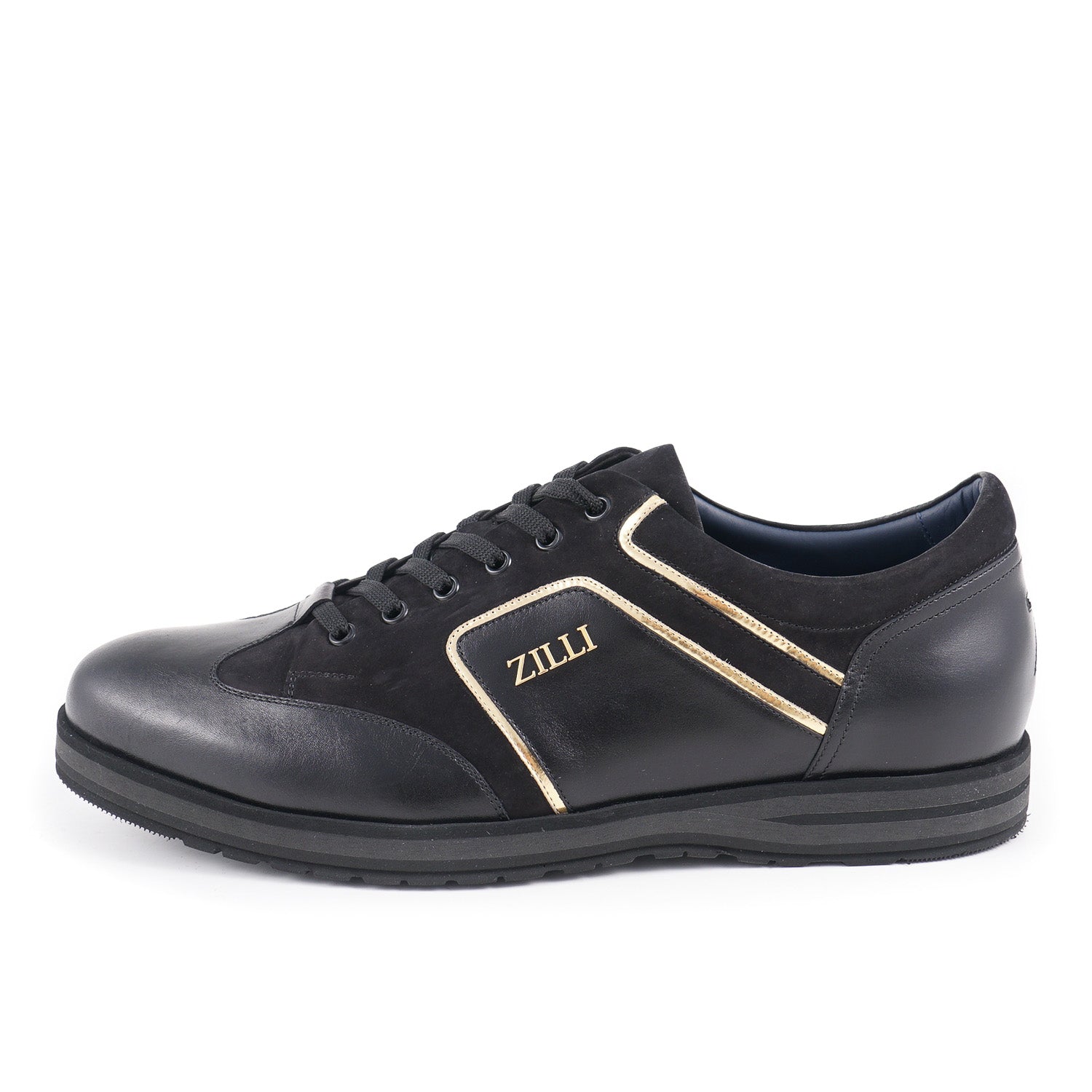 Zilli Calf and Nubuck Leather Sneakers - Top Shelf Apparel