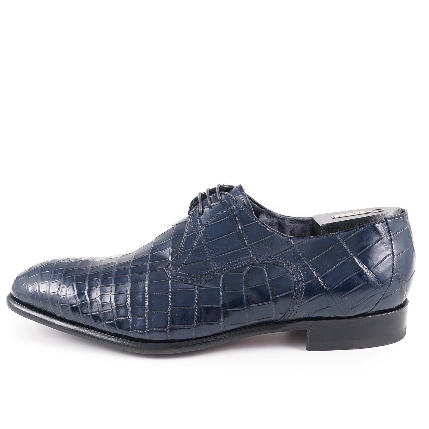 Zilli Beaver Fur Lined Crocodile Derby - Top Shelf Apparel