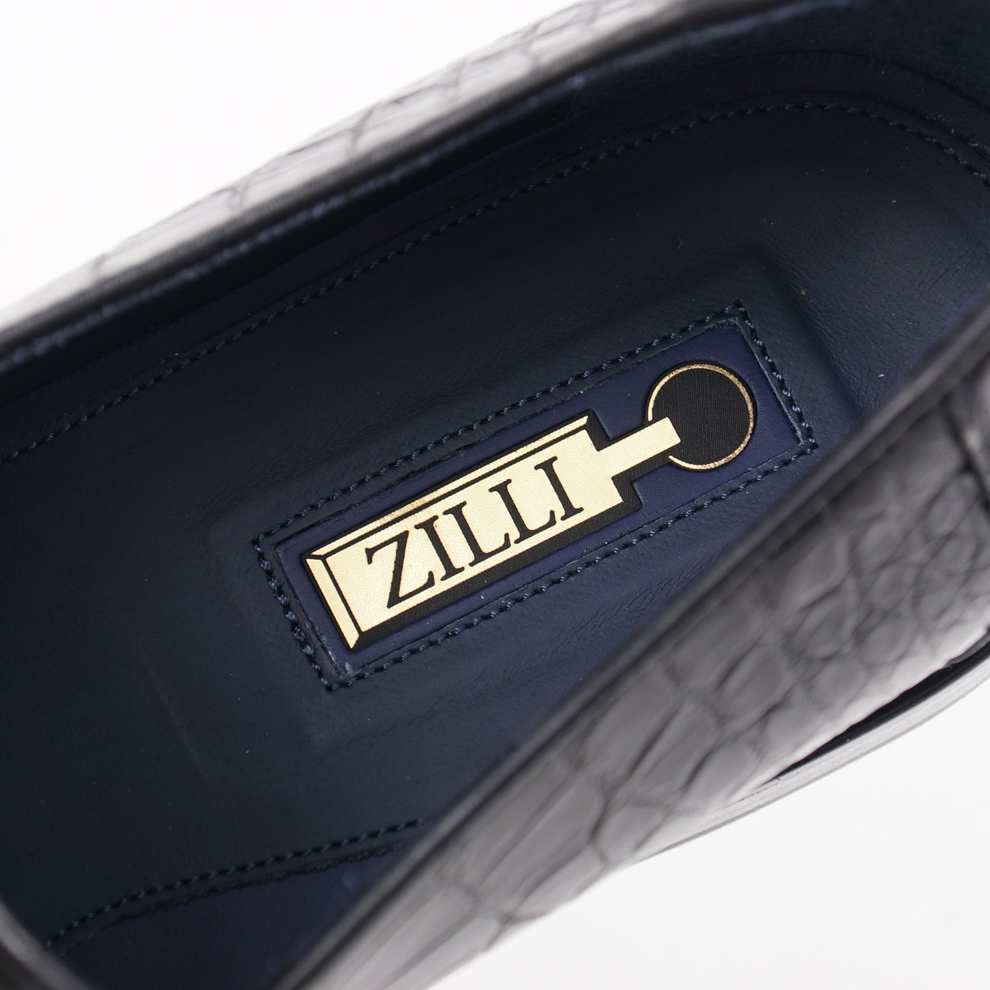 Zilli Satin Black Full Crocodile Loafers - Top Shelf Apparel