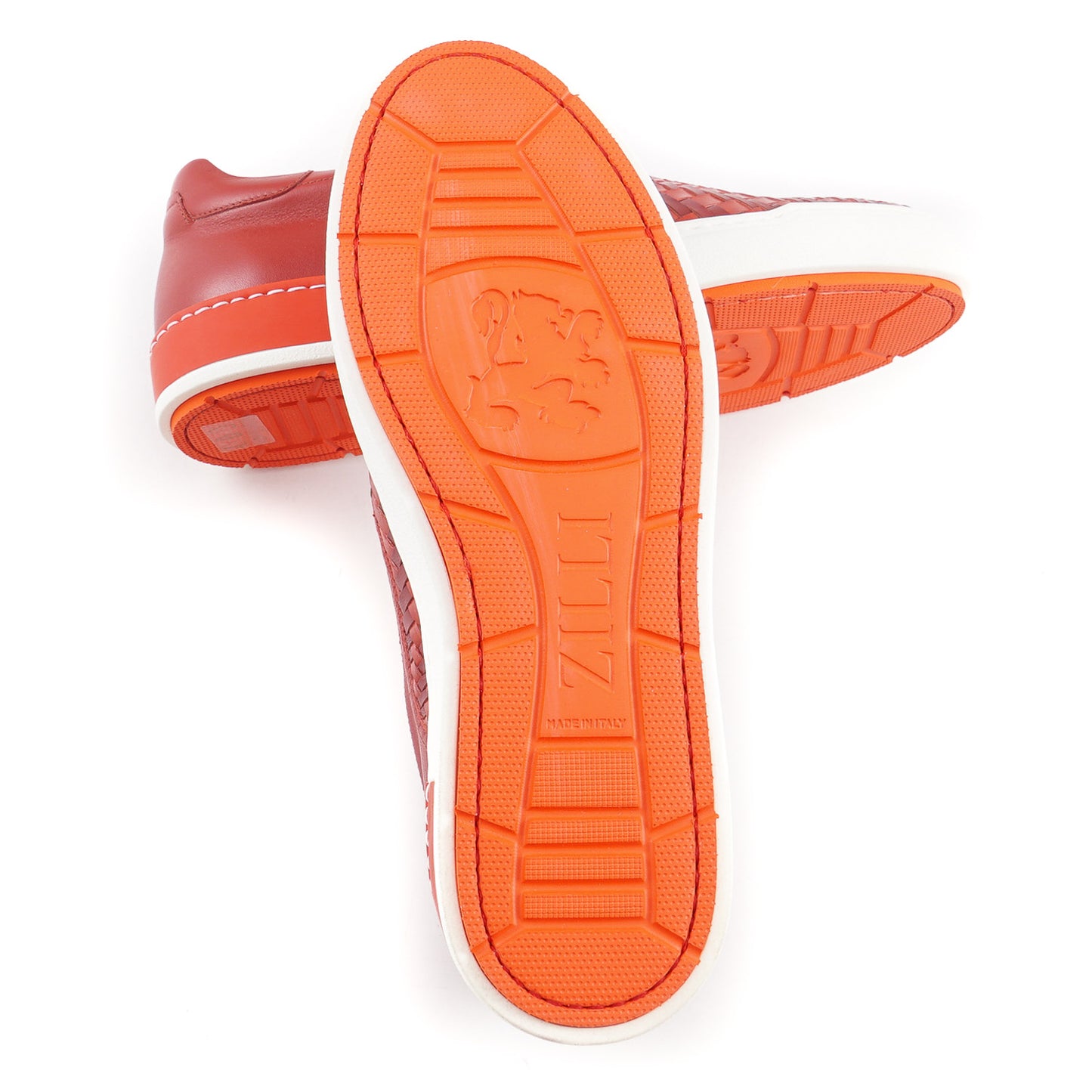 Zilli Woven Leather Slip-On Sneakers - Top Shelf Apparel