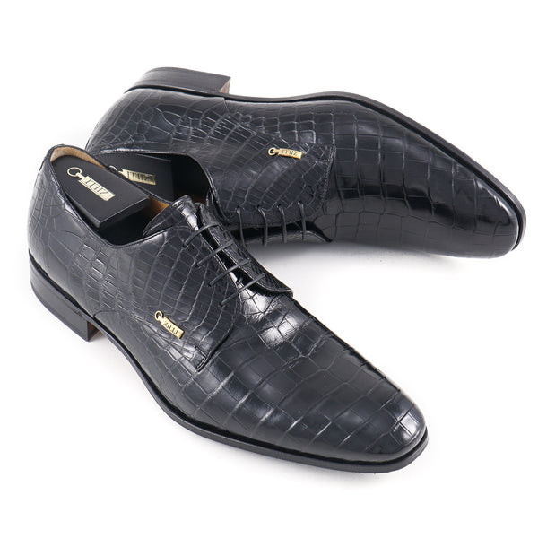 Zilli Navy Blue Full Crocodile Loafers – Top Shelf Apparel