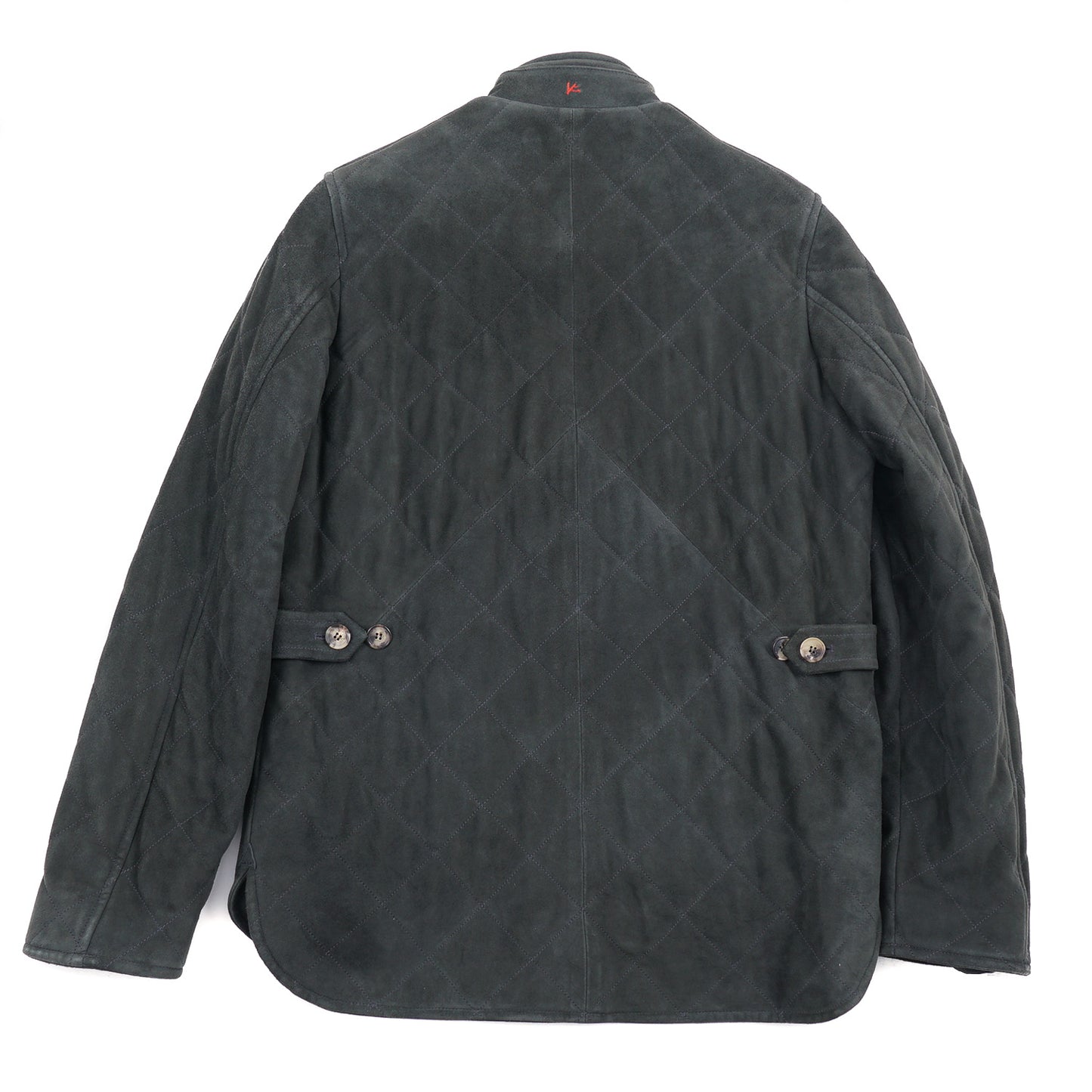 Isaia Quilted Suede Leather Jacket - Top Shelf Apparel