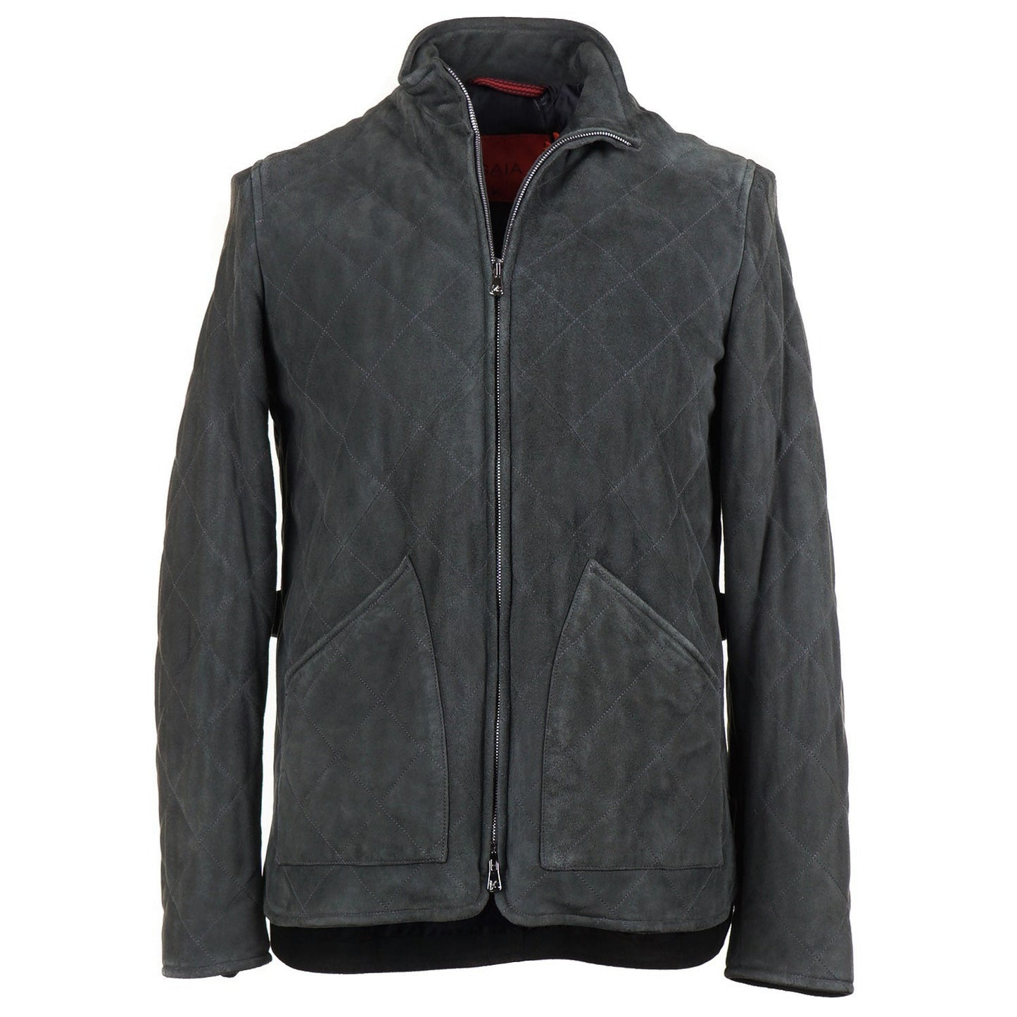 Isaia Quilted Suede Leather Jacket - Top Shelf Apparel
