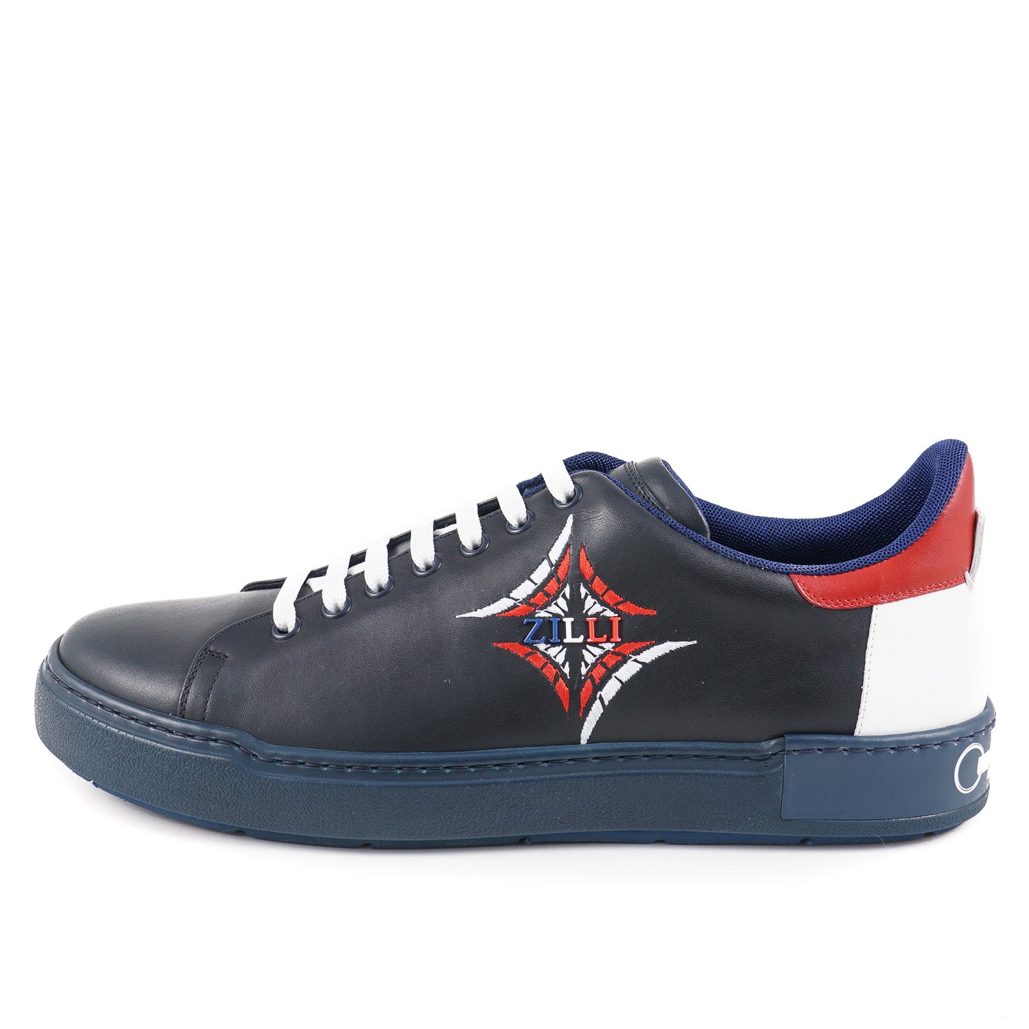 Zilli Tricolore Calf Leather Sneakers - Top Shelf Apparel