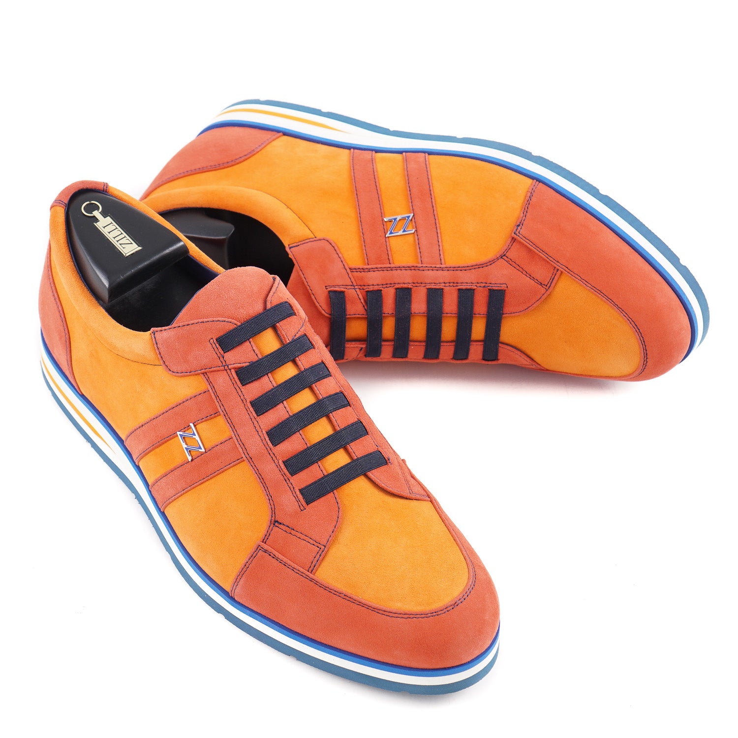Zilli Soft Velour Suede Sneakers - Top Shelf Apparel