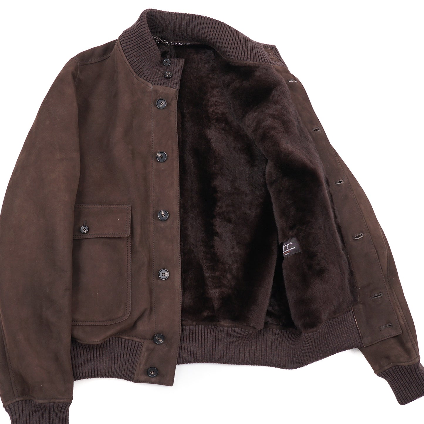 Rifugio Shearling Leather Bomber Jacket - Top Shelf Apparel