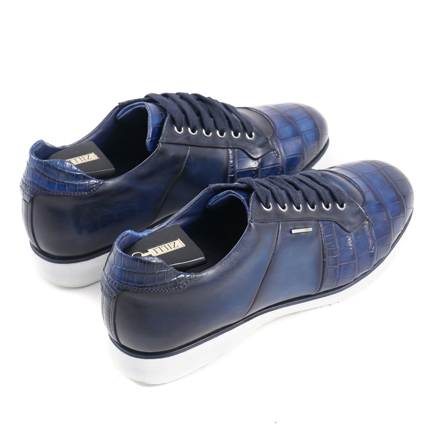 Zilli Crocodile and Calf Leather Sneakers - Top Shelf Apparel