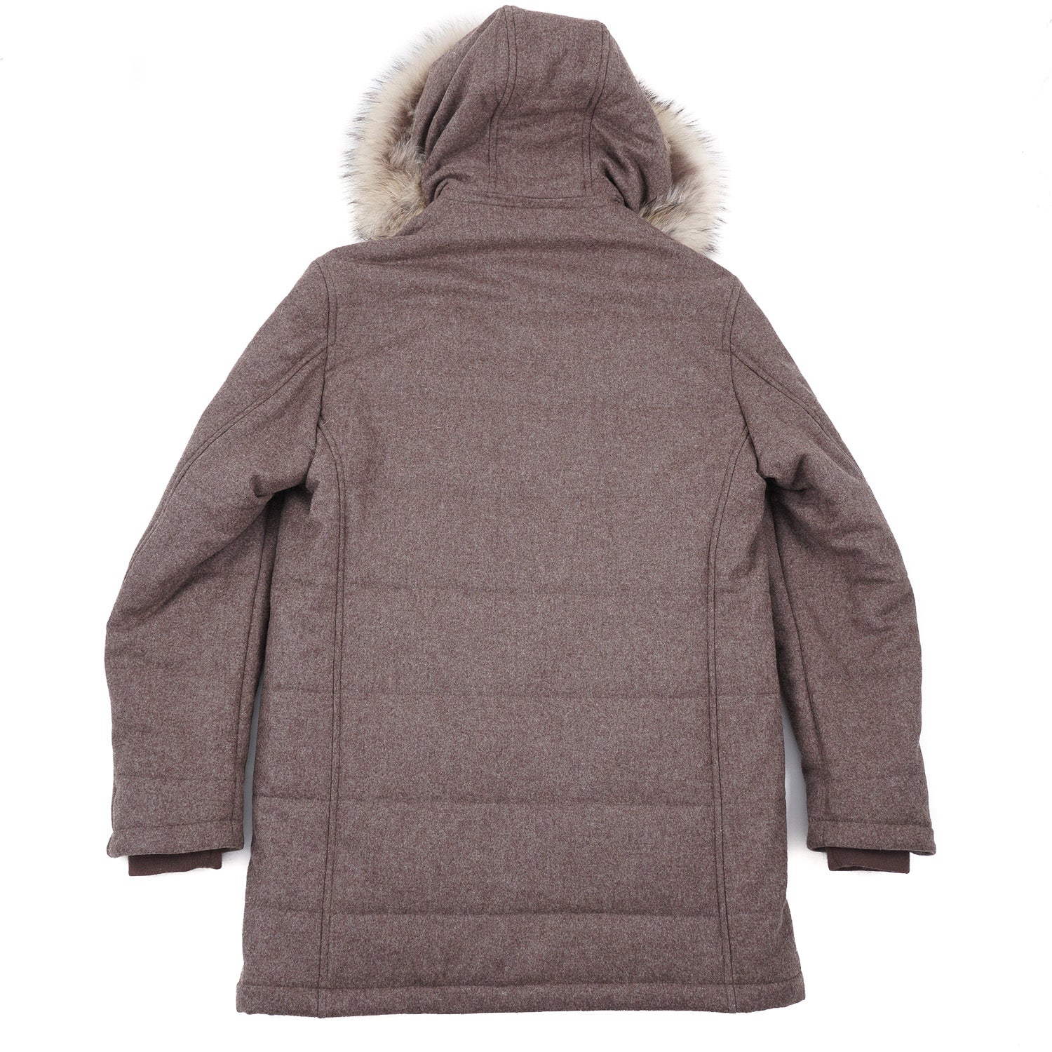 Rifugio Quilted Flannel Wool Parka with Fur Hood - Top Shelf Apparel