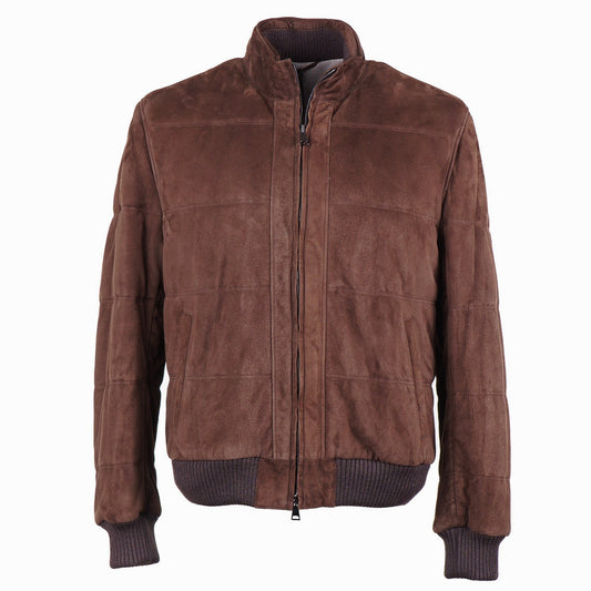 Rifugio Wool-Lined Quilted Suede Jacket - Top Shelf Apparel