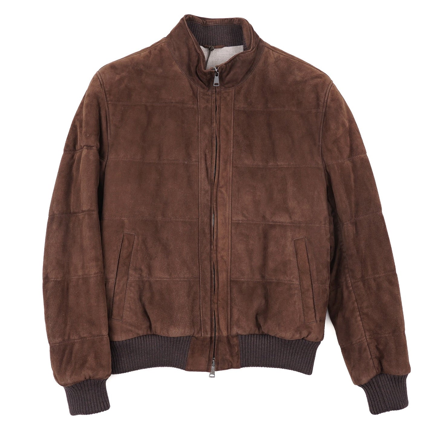 Rifugio Wool-Lined Quilted Suede Jacket - Top Shelf Apparel