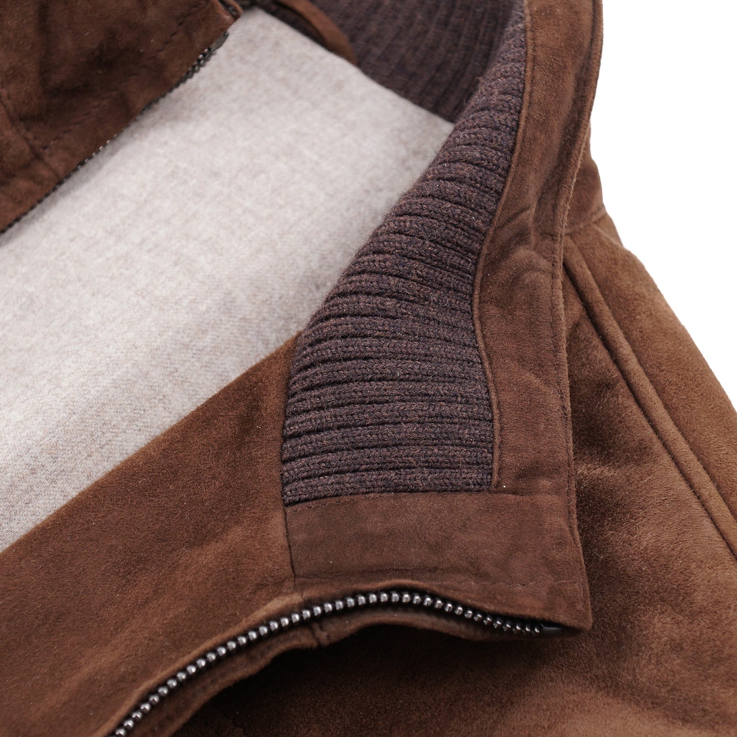 Rifugio Wool-Lined Quilted Suede Jacket - Top Shelf Apparel