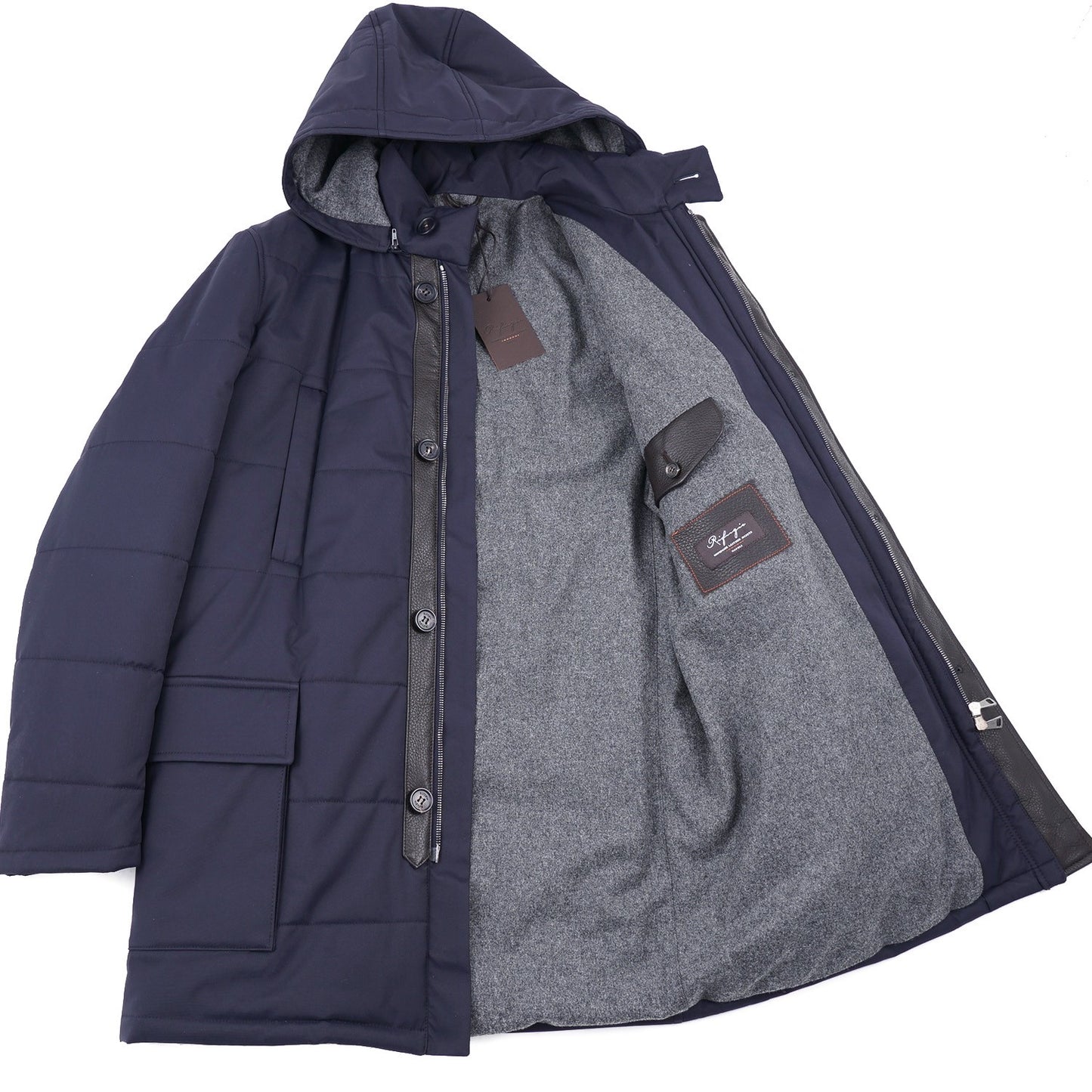 Rifugio Wool-Lined Hooded Technical Parka - Top Shelf Apparel