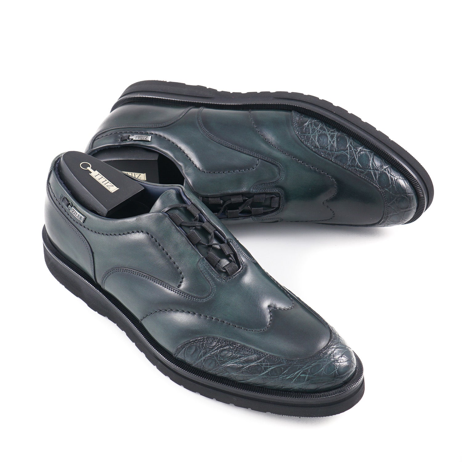 Zilli Crocodile and Calf Leather Shoes - Top Shelf Apparel