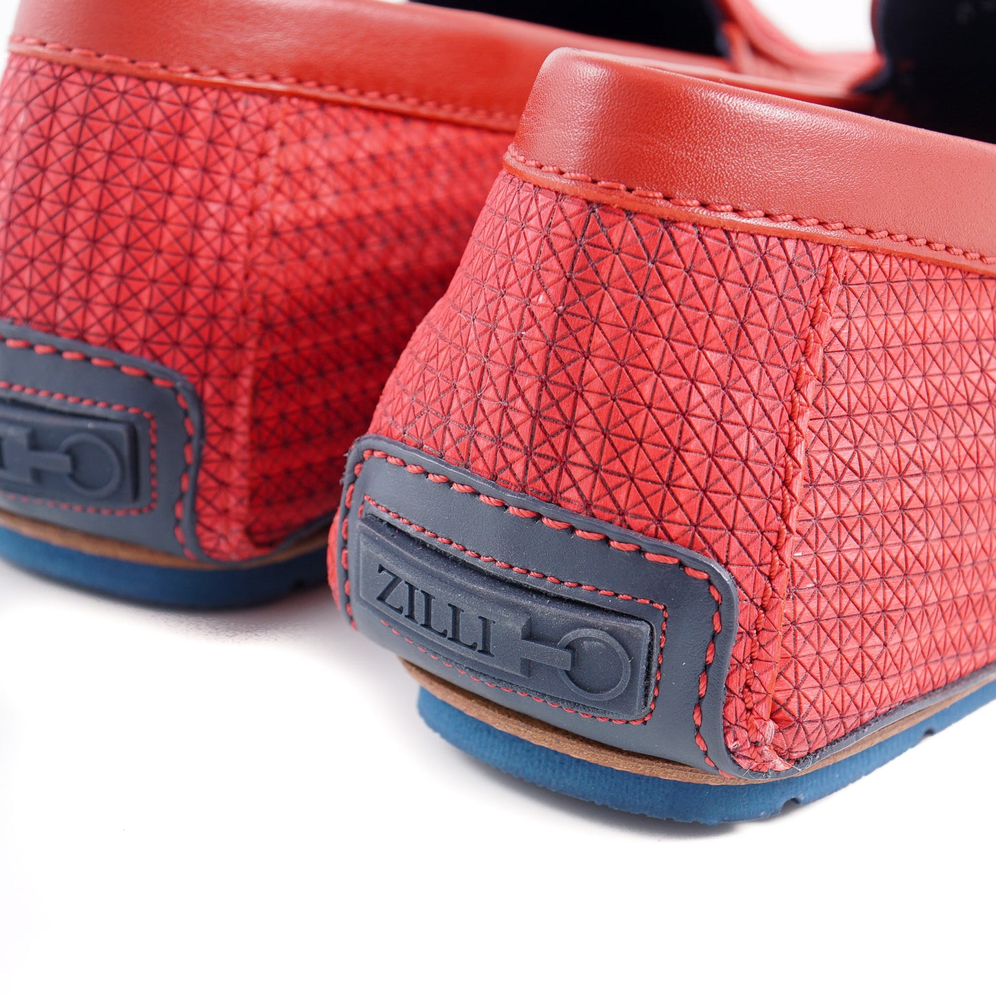 Zilli Patterned Leather Driving Loafers - Top Shelf Apparel