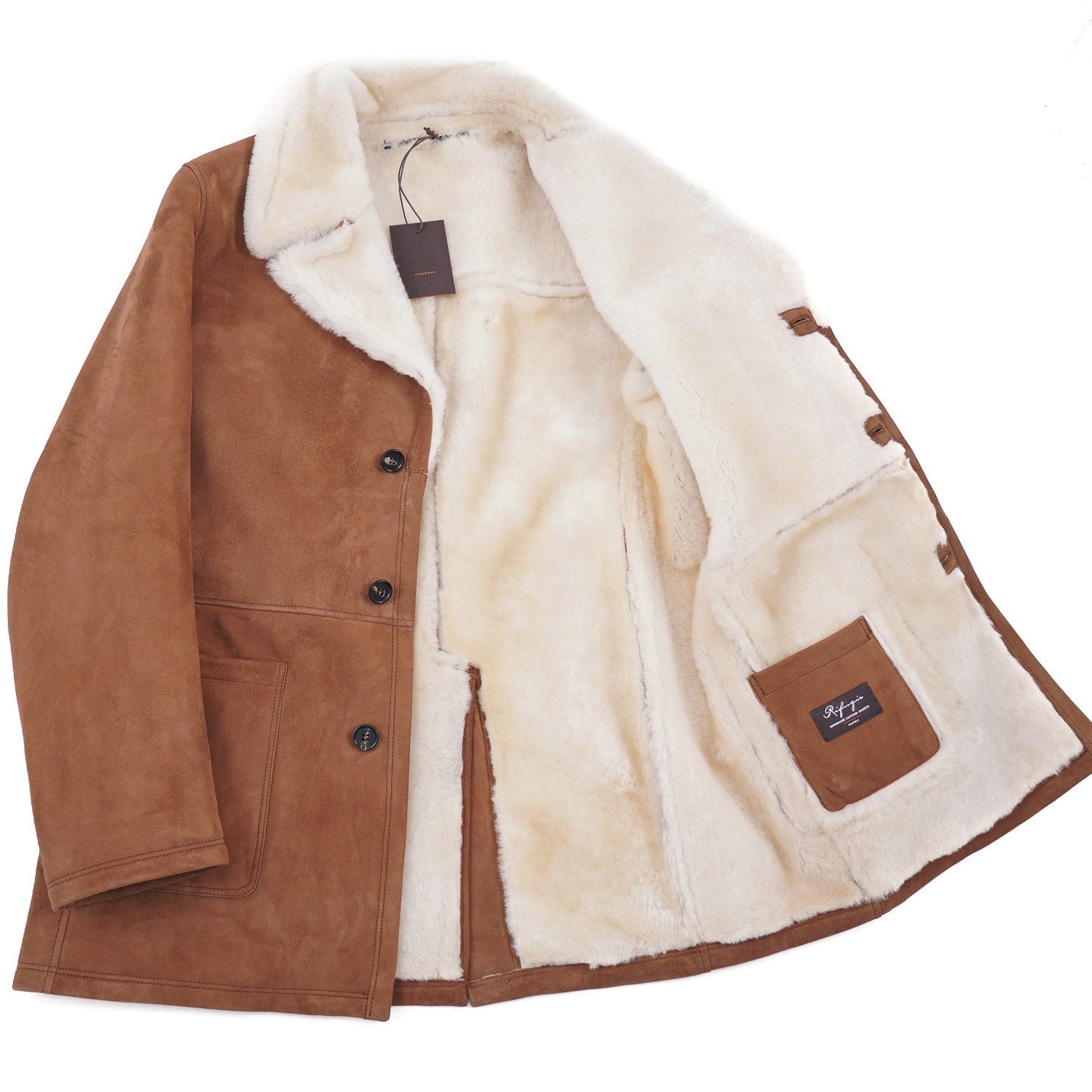 Rifugio Shearling Leather Mountain Coat - Top Shelf Apparel