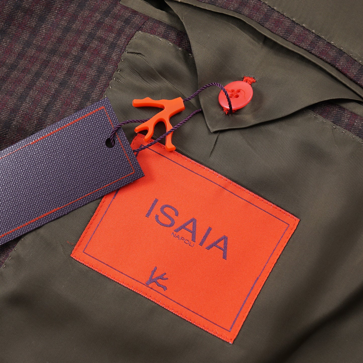 Isaia Damier Check Wool Sport Coat - Top Shelf Apparel