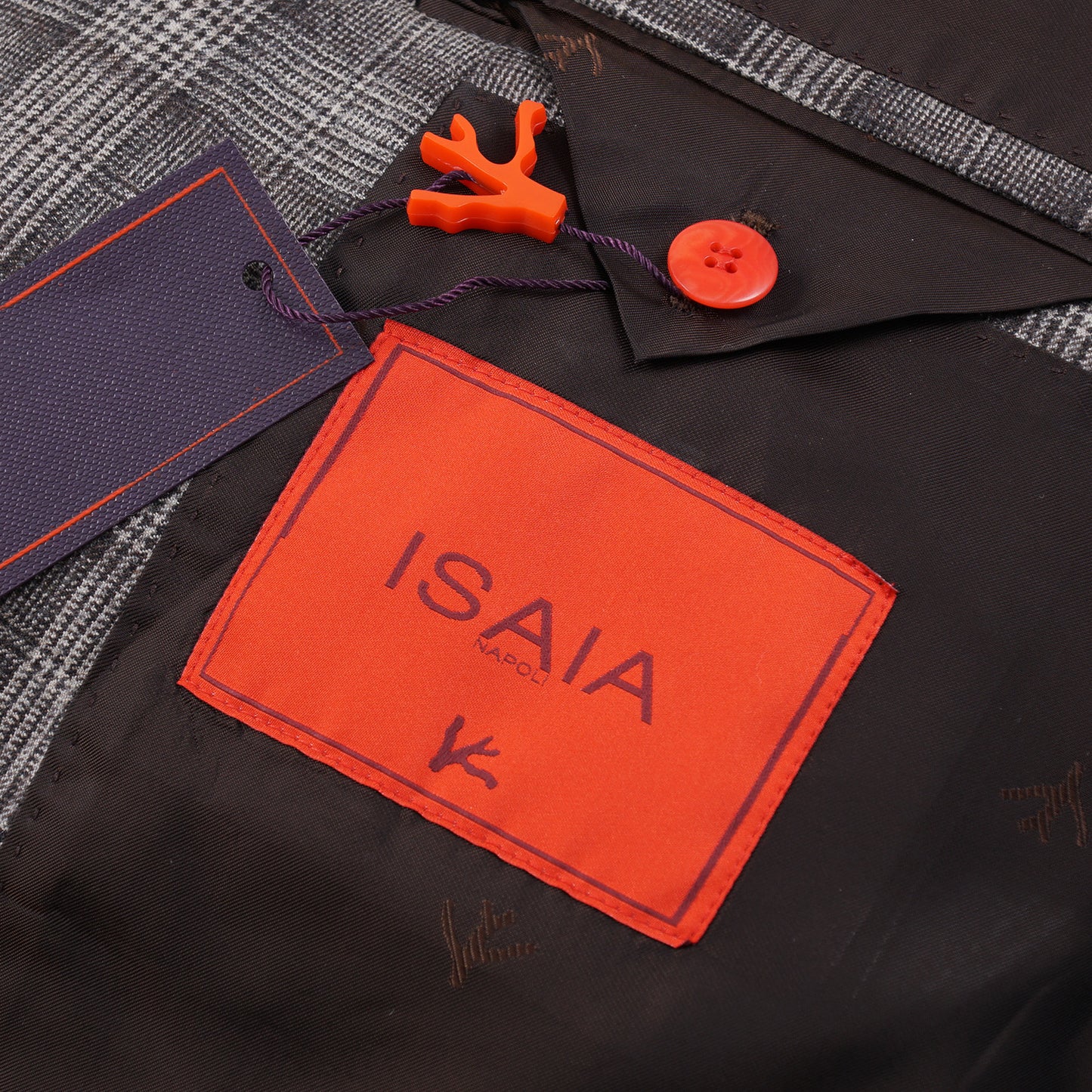 Isaia Slim-Fit Shadow Check Wool Suit - Top Shelf Apparel