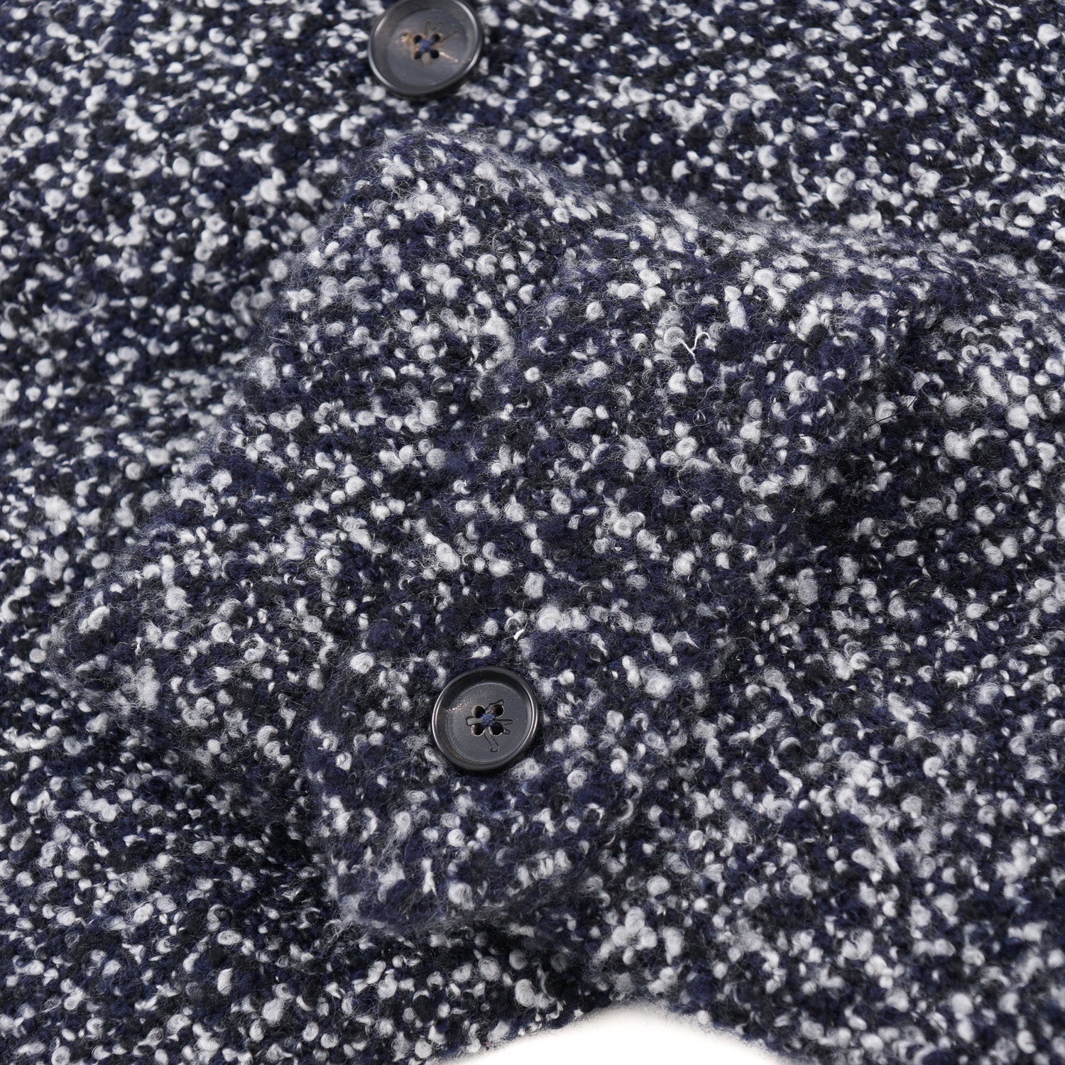 Isaia Plush Boucle Cashmere Peacoat - Top Shelf Apparel
